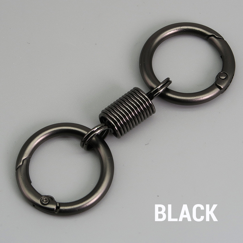 (š„Last Day Promotion - 50% off)Nordic Retro Spring Double Ring Keychain