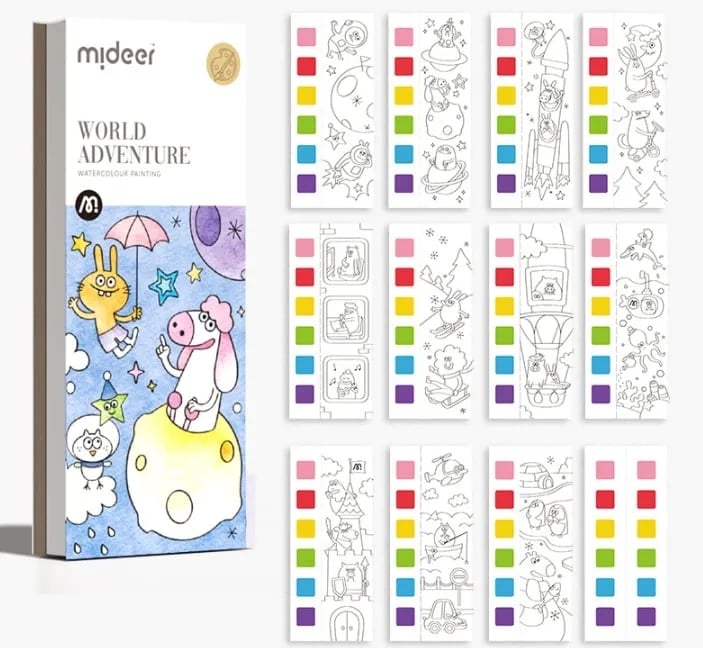 (🔥Last Day Promotion - 50% off)Pocket Watercolor Painting Book
