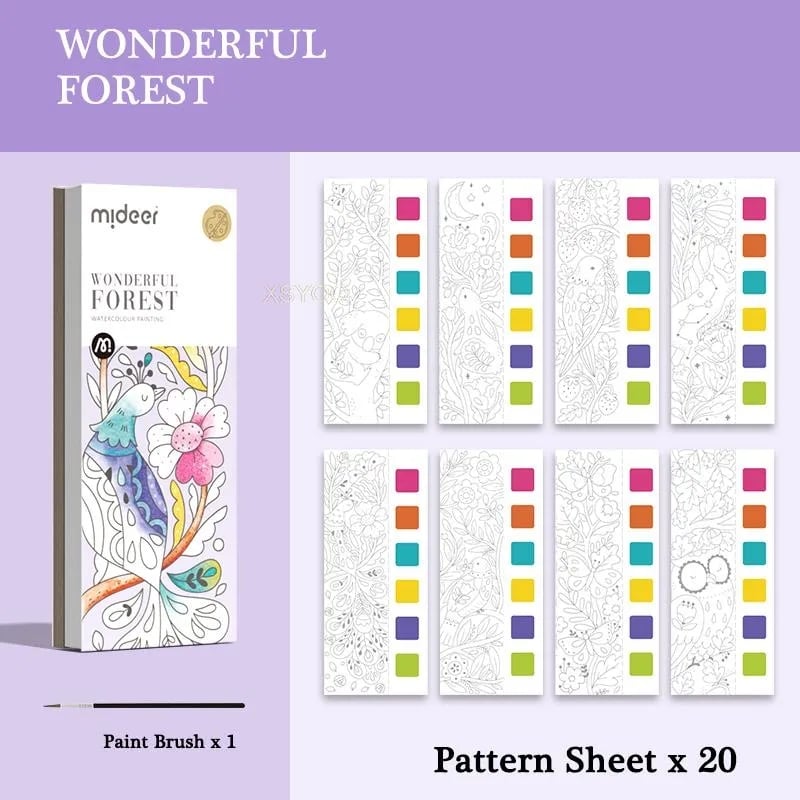 (🔥Last Day Promotion - 50% off)Pocket Watercolor Painting Book