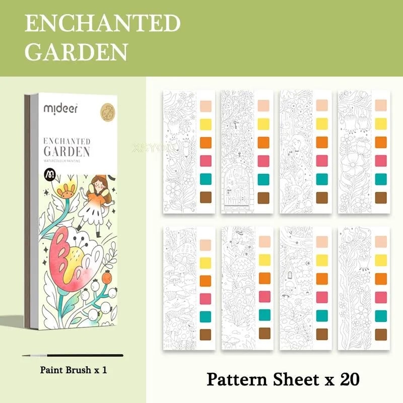 (🔥Last Day Promotion - 50% off)Pocket Watercolor Painting Book