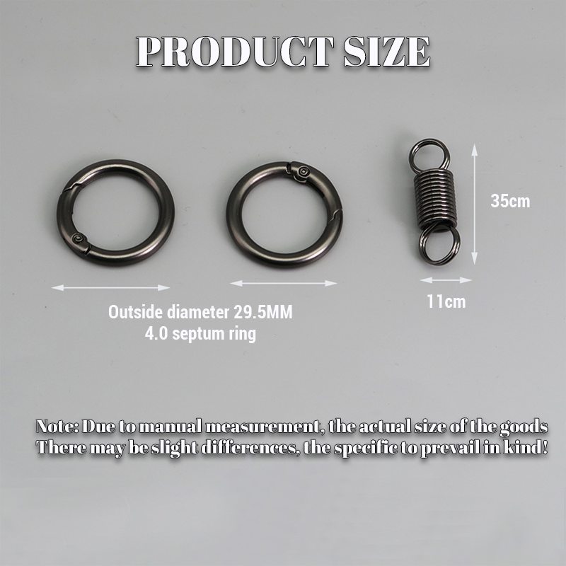(š„Last Day Promotion - 50% off)Nordic Retro Spring Double Ring Keychain