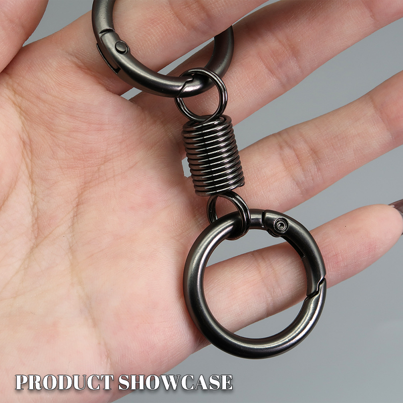 (š„Last Day Promotion - 50% off)Nordic Retro Spring Double Ring Keychain